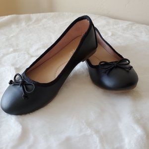 Cat & Jack girls size 1 ballet flat slip on everyday shoes